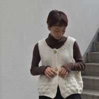 tumugu 手編み2wayニットベスト