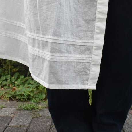 YARRA　INDIAピンタックレースワンピース