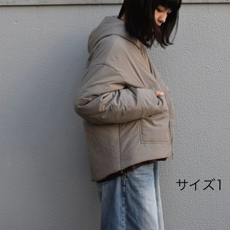 UNIVERSAL TISSU ナイロンキルティングWジップブルゾン