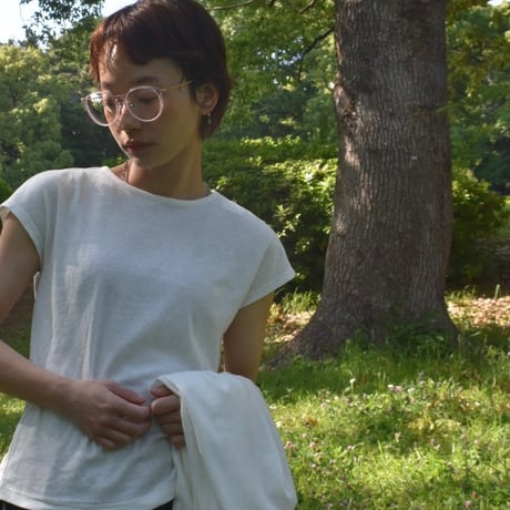 slone square 綿麻フライスアンサンブル