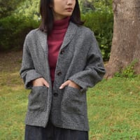 tita シェットランドウール3つ釦ジャケット