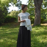 slone square 綿麻フライスアンサンブル