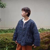 tumugu コットンリネンデニムジャケット