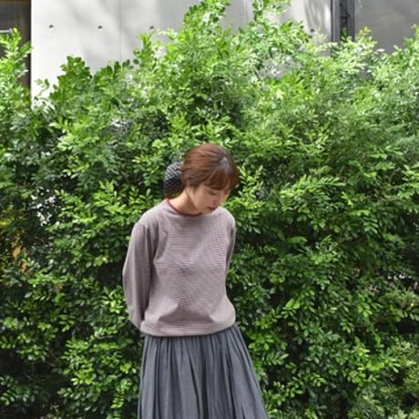 me. ボーダーTシャツ