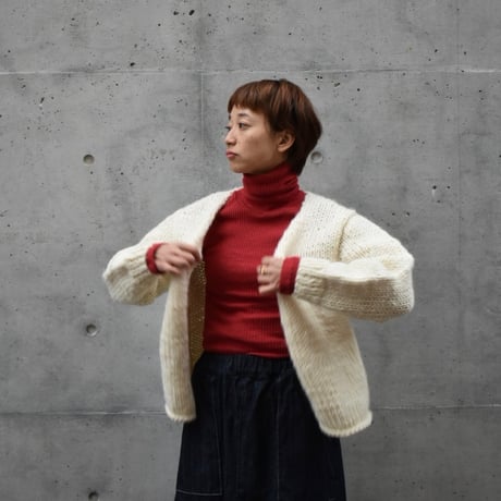 sisam リラックスカーディガン