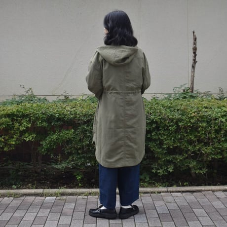 YARRA NEU ナイロンフードオーバーコート