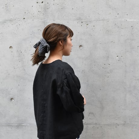 fog linen work エライザ トップ ブラック