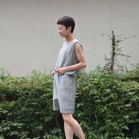 me. リップルシルクペチコートショートパンツ