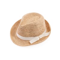 RAFFIA スタンピング キッズハット