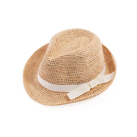 RAFFIA スタンピング キッズハット
