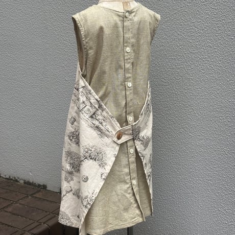 tita レトロウサギAラインエプロンワンピース kids