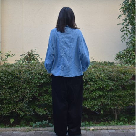 Brocante 6ozインディゴデニム ヴロンカルディガンシャツ