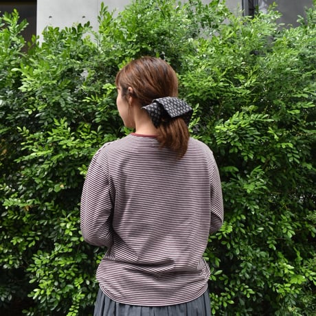 me. ボーダーTシャツ