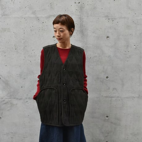 リバーシブルキルトベスト