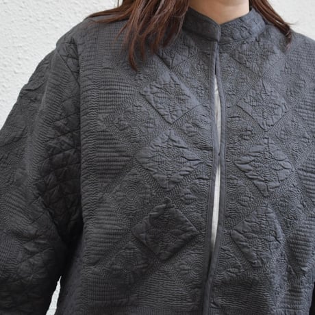 doux bleu　INIDIAキルト刺繍ジャケット