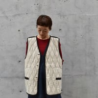 sisam リバーシブルキルトベスト