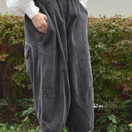 tumugu 太コーデュロイティンカーパンツ
