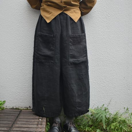 tumugu ソリトリネン8分丈パンツ