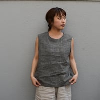 DAYS グレンチェックコットンリネン 2wayベスト