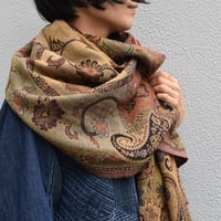 sisam ミックスウールストール
