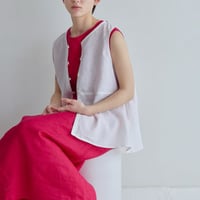 fog linen work ノエル トップ ホワイト