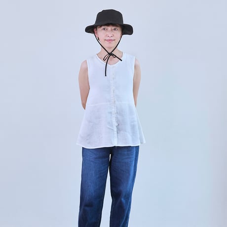 fog linen work ノエル トップ ホワイト