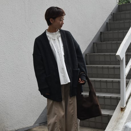 FERCHI スエードハンドバッグ