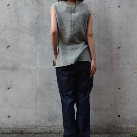 DIARIES 10ozデニムタックテーパードパンツ