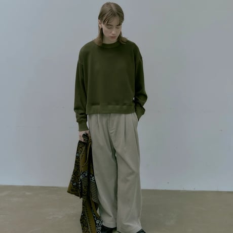 doux bleu コーデュロイWタックパンツ