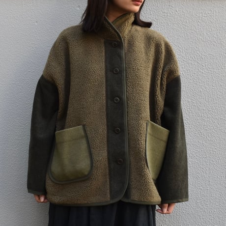 tumugu ジェシーボア×フリースジャケット