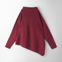 sisam オーガニックコットン コンパクトファネルネックトップ