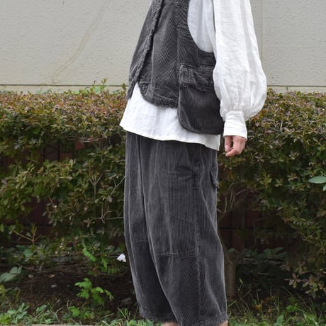 tumugu 太コーデュロイ2wayビスチェ