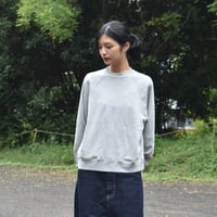 UNIVERSAL TISSU セントラル裏毛 ラグランプルオーバー