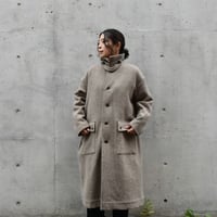 UNIVERSAL TISSU スタンドカラーコート