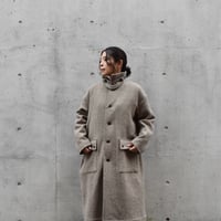 UNIVERSAL TISSU スタンドカラーコート