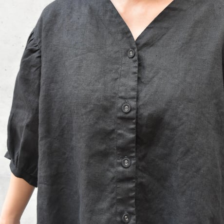 fog linen work エライザ トップ ブラック