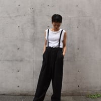 doux bleu ライトデニムサロペット