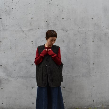 リバーシブルキルトベスト