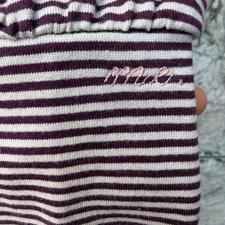 me. ボーダーTシャツ