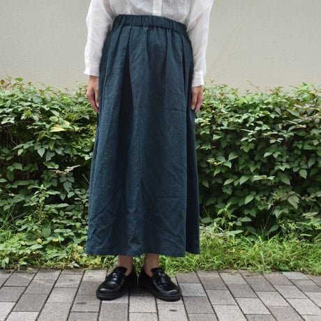DIARIES ストライプギャザースカート