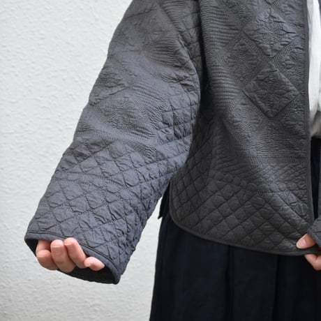 doux bleu　INIDIAキルト刺繍ジャケット