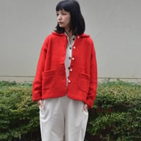 Hands of creation シャギーニットステンカラージャケット