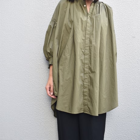 TISSU ナチュラルタイプライタートリプルシャーリングブラウス