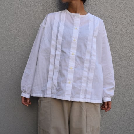 DAYS ピンタックワイドブラウス