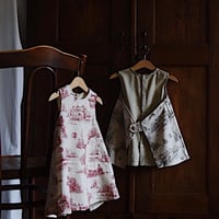 tita レトロウサギAラインエプロンワンピース kids