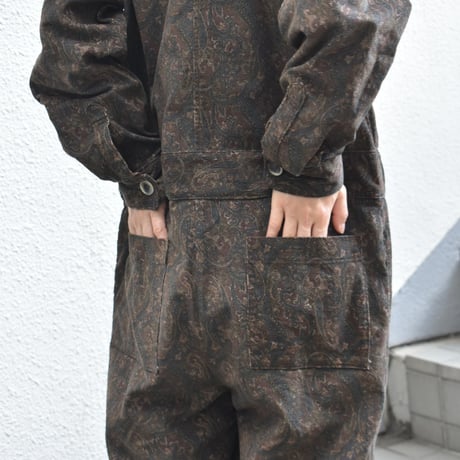 tita コーデュロイワークジャンプスーツ