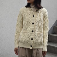 ARAN WOOLLEN MILLS アイリッシュウールカーディガン