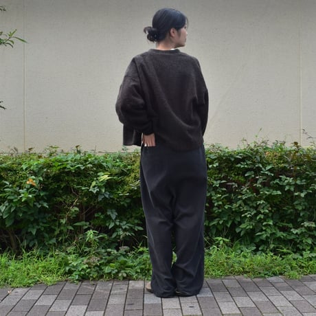UNIVERSAL TISSU リサイクルウールパイルカーディガン