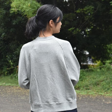 UNIVERSAL TISSU セントラル裏毛 ラグランプルオーバー