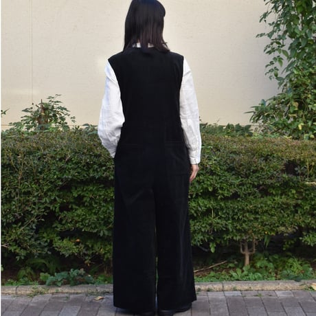 UNIVERSAL TISSU 親子コーデュロイラップサロペット
